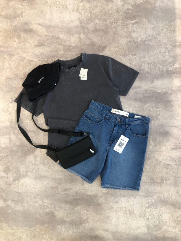 Bermuda Jean Gastada Hombre