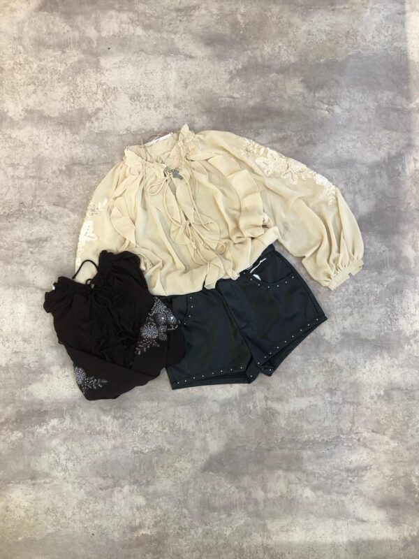 Remera Manga Larga Acanalada Mujer